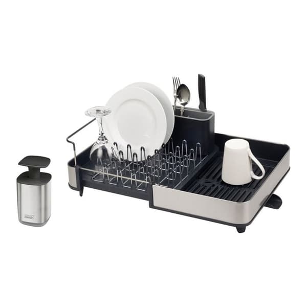 JOSEPH JOSEPH SET SINK ORGANISATION SCOLAPIATTI+DISPENSER FÖR TVÅL GRÅ