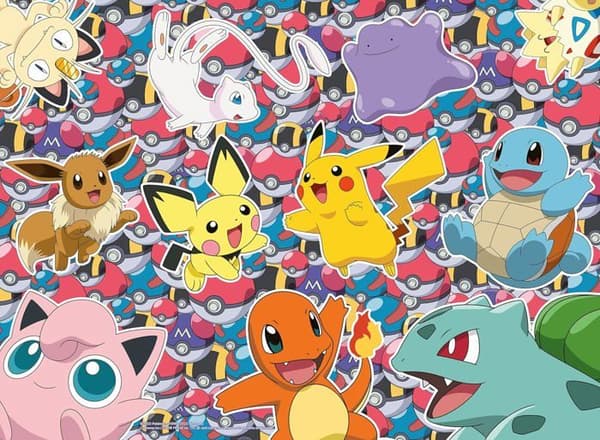 Pussel 100 bitar XXL: Pokémon: Redo för strid!