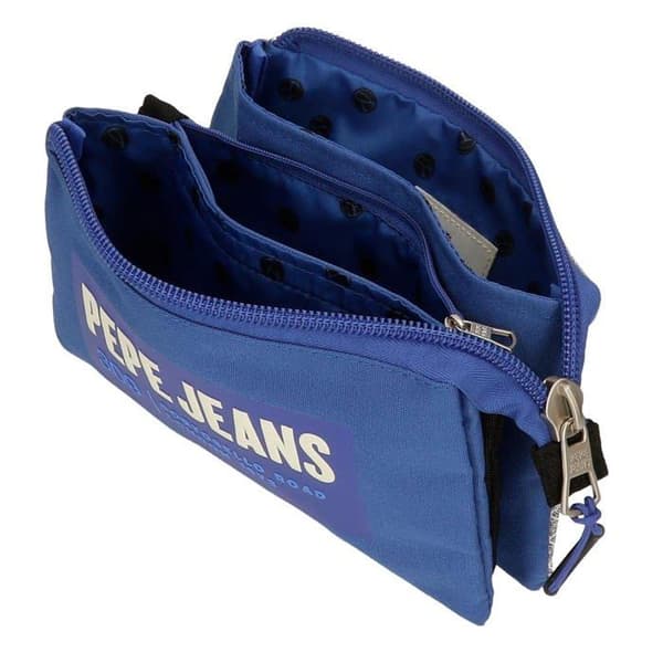 Trousse Triple - Pepe Jeans - 6564321 - Polyester - 22 x 12 x 5 cm - Blå