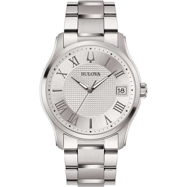 Klocka - Silverstål - Bulova - 96B391