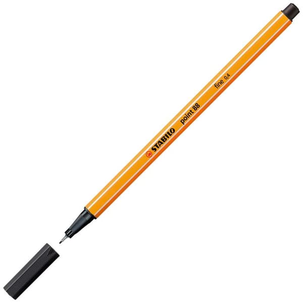 STABILO fineliner point 88, plastlåda med 1...