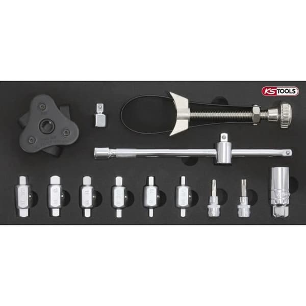 Specialbil oljebytesmodul, 13 stycken KS Tools 150.9300