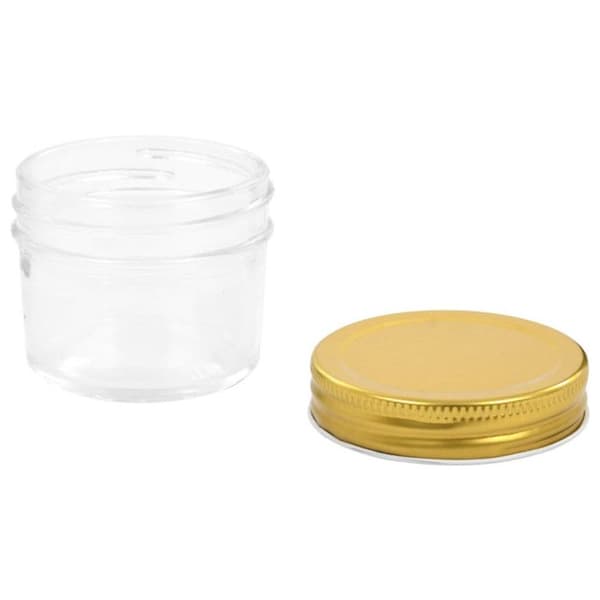 Syltburkar med guldlock 96 st Glas 110 ml