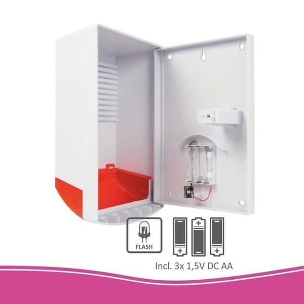 ELRO ADS1F Dummy Alarm med LED-blinkljus - Dummy