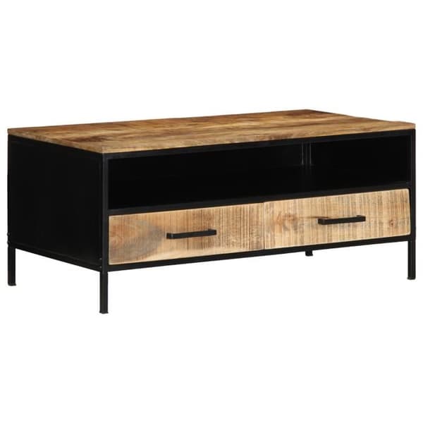 Låg Bords 90x50x40 cm Massivt Trä av Mango