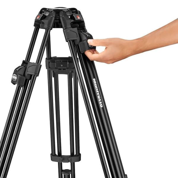 Manfrotto stativ 645 fast twin + Nitrotech serie 608 kulled