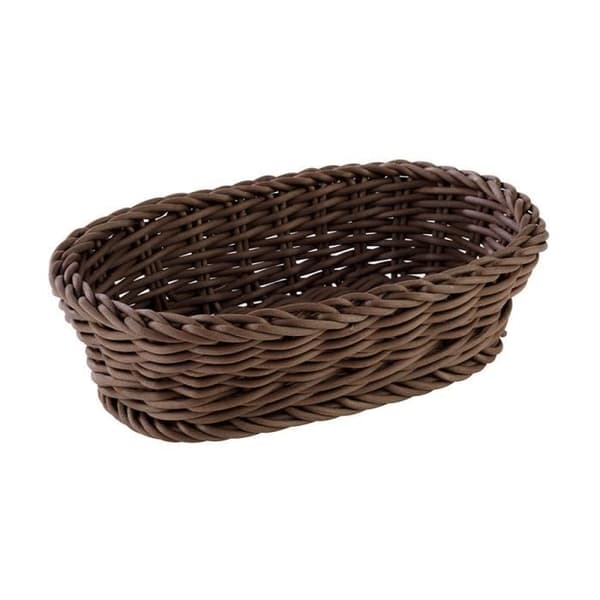 Aps - Profi Line Oval Bin 25 x 19 cm Brun
