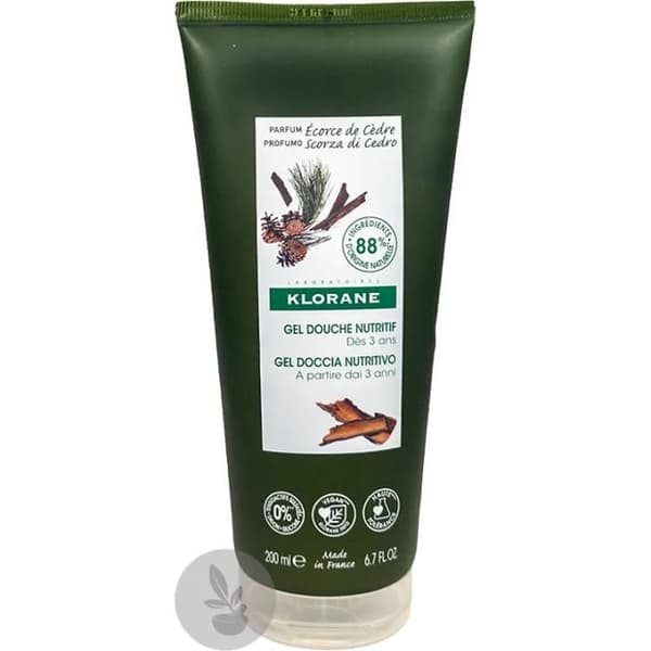 Duschgel - Klorane - Tiarévatten - Cupuaçubutter - 200ml - Utan parabener
