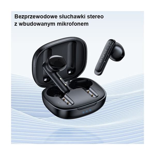 Bluetooth-hörlurar - AWEI - T66 TWS - Laddstation - Svart