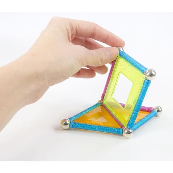 GEOMAG GLITTER Magnetiskt Byggset 22 delar