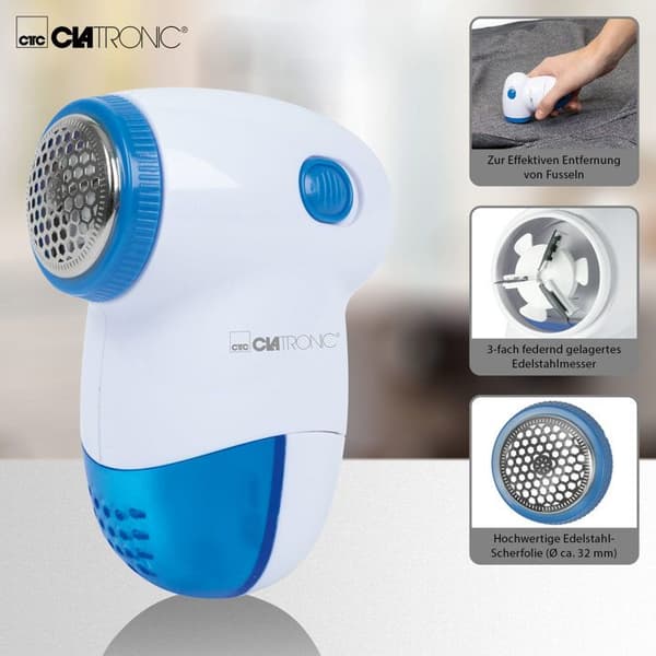 Clatronic TC 3758 Luddtrimmer 1 st Vit-Blå