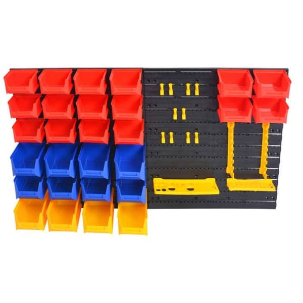 vidaXL Väggmonterad Garage Tool Organizer