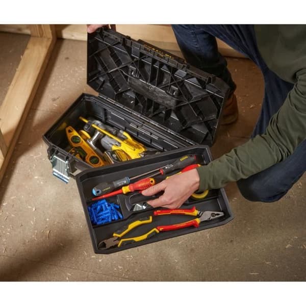 Verktygslåda - STANLEY - 1-95-618 - 51 cm - bimaterial galvaniserad