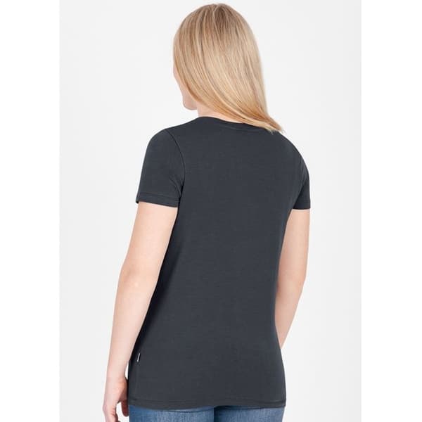T-shirt dam Jako Organic Stretch - mörkgrå