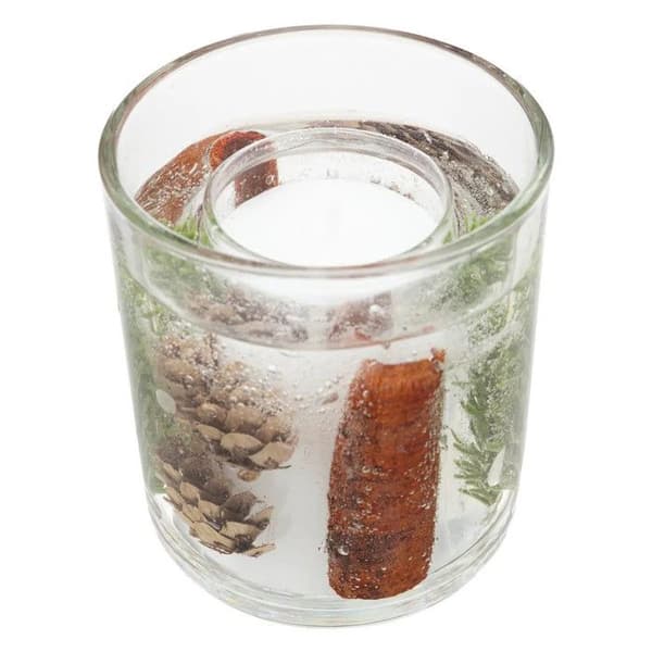 Bougie Dekor "Gren" 90g Vit