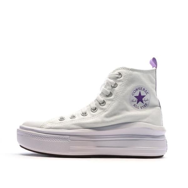 Baskets - CONVERSE - Chuck Taylor All Star Move - Vit - Plattform - Unisex
