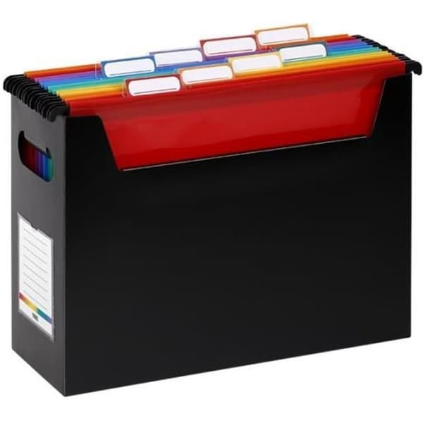 Viquel Rainbow Class EASYCASE Hängfilsförvaringslåda Svart