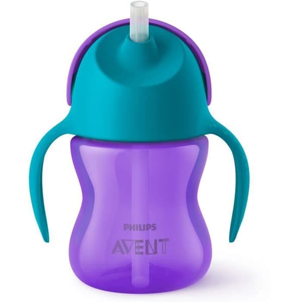 Sippkopp - PHILIPS AVENT - SCF796/02 - 200ml - 9 månader+ - Flexibel sugrör - Spillfri öppning