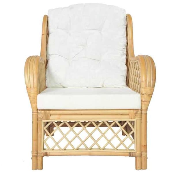 vidaXL Soffa med Dyna Vardagsrum Fåtölj Soffa Stol Vardagsrum Hem Interiör Sovrum Rotting 325469