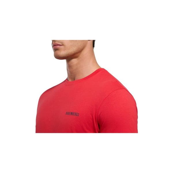 T-shirt 100% bomull tryck bak - Bikkembergs.