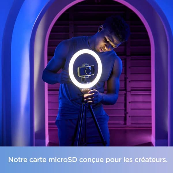 Micro SD-kort - SANDISK - Creator - 128 Go - UHS-II - Hastighet 280 Mo/s