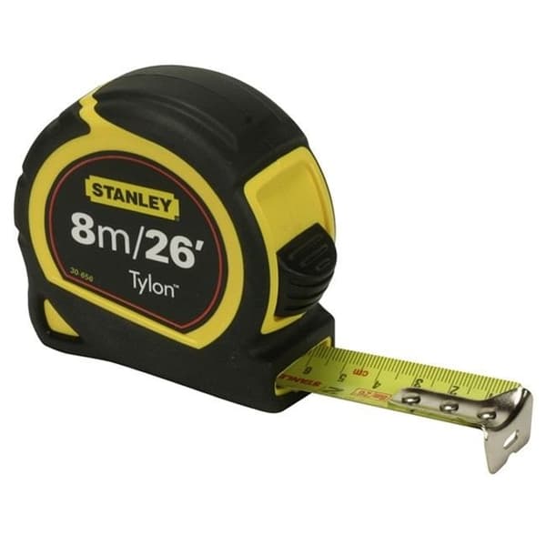 STANLEY Tylon Bi-Material Måttband 8m x 25mm