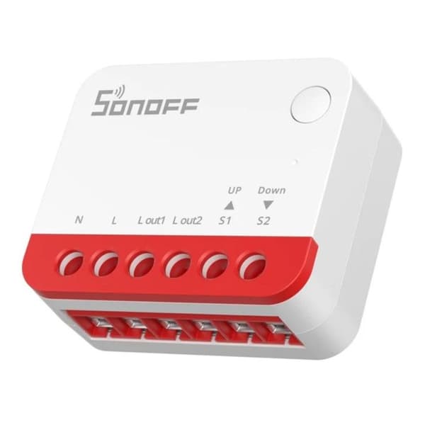 Intelligent Relä för Rullgardiner Sonoff Zigbee MINI-ZBRBS Vit