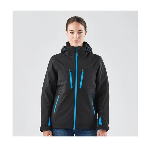 Parka 3 i 1 dam Stormtech - svart/elektrisk blå