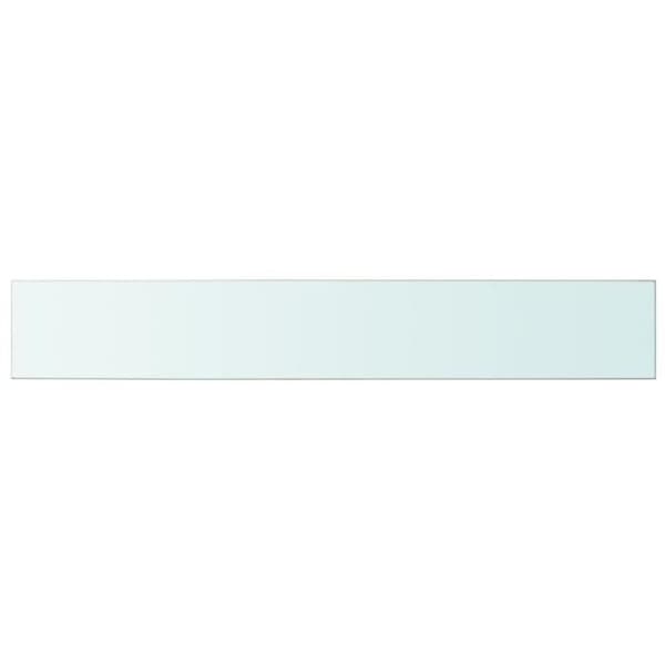 vidaXL Hyllpanel Klarglas 100 x 15 cm