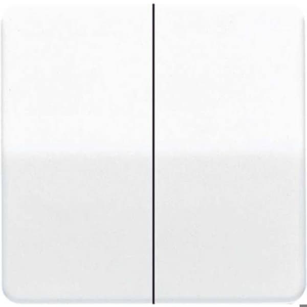 Enkel tryckknapp - JUNG - CD595WW - Alpin vit - Duroplast - 1 styck