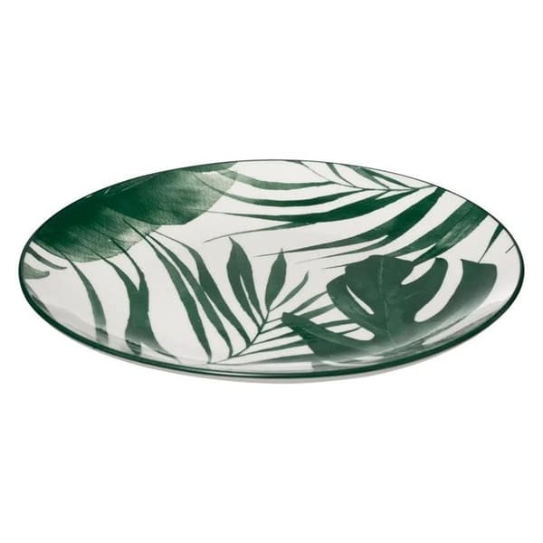Servis 18 Delar "Palme" 26cm Grön