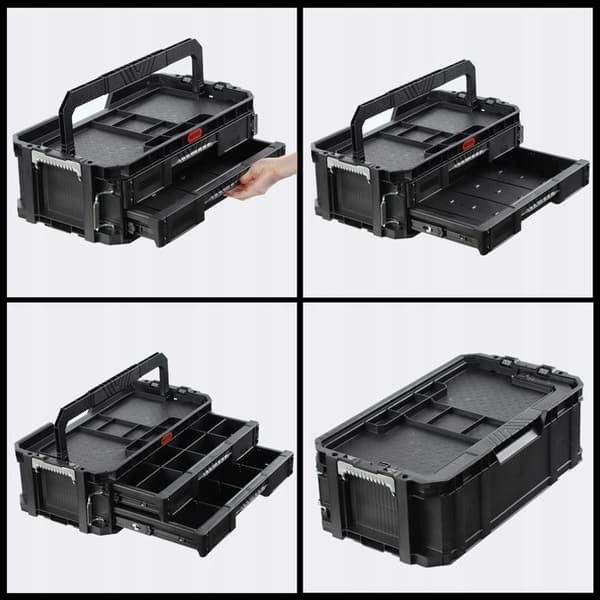 Verktygslåda - KETER - 2 Lådor - Hållbar - Ergonomisk - Förråd