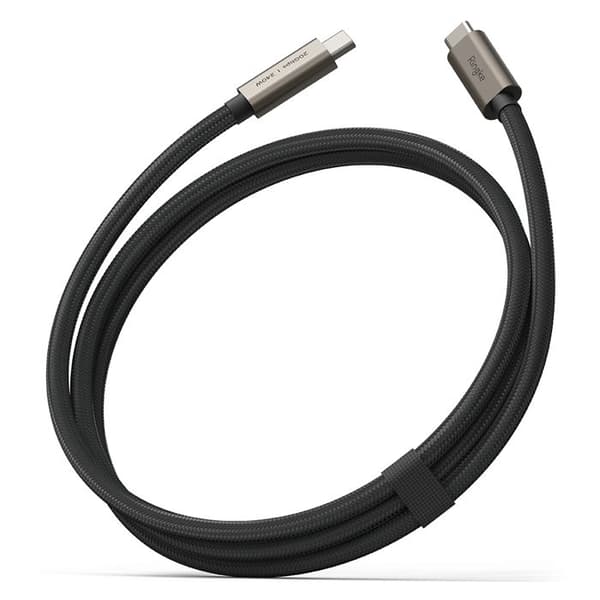 Typ-C till Typ-C-kabel, 240W, 2m - Ringke - Svart