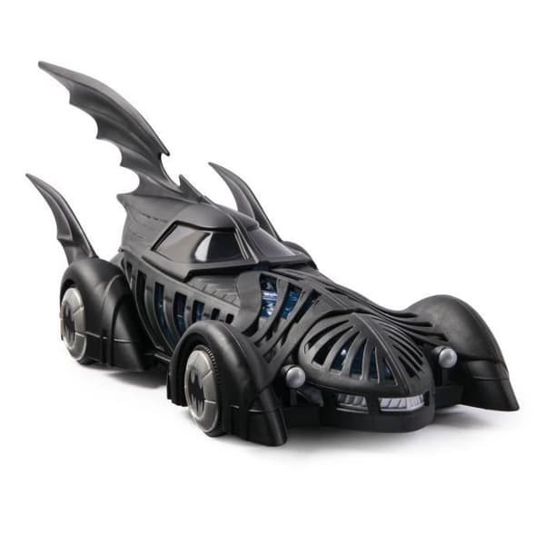 SPIN MASTER PACK BATMOBILE + FIGUR FIGURIN BATMAN FOREVER DC Retro Collection