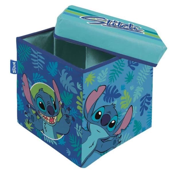 Fällbar förvaringslåda i tyg Lilo och Stitch
