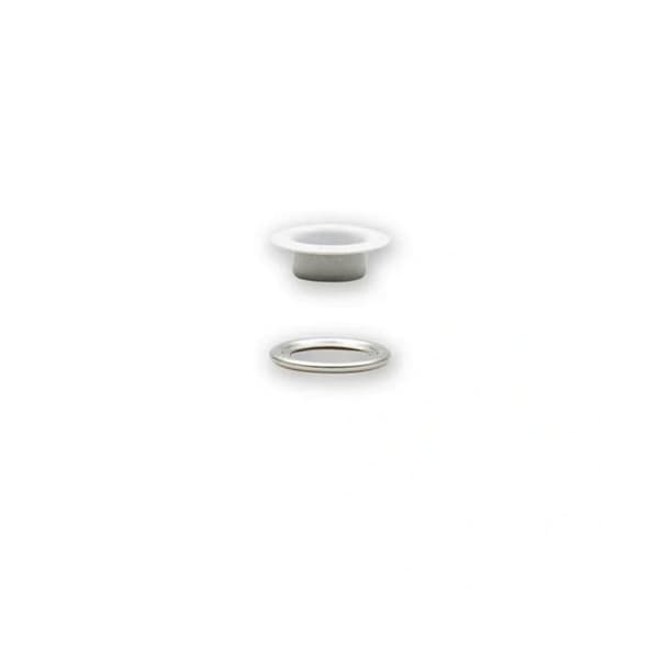 Öglaask - PRYM - 8 mm - Vit - 32 stycken - Oeko-Tex