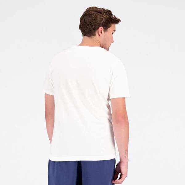 T-shirt för män i vitt NB STACKED VIT