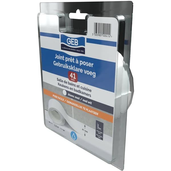 Gipsskiva - GEB - Bredd 41 mm x 3,35 m - Vit