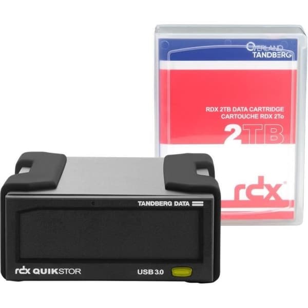 OVERLAND STORAGE RDX Diskenhet Extern enhetssats med 2TB - Svart