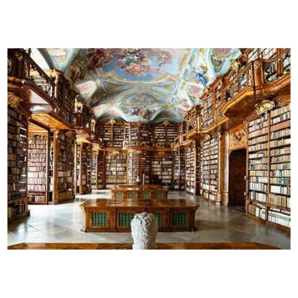 Pussel Klostrets bibliotek i St Florian 1000 p