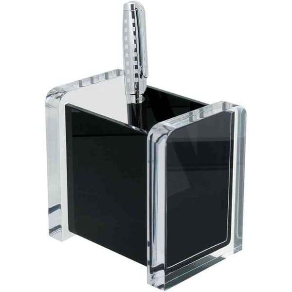 Postlåda i akryl - WEDO - format A4 - Transparent/ Svart