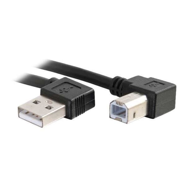 C2G USB-kabel - Rätt vinkel - USB 2.0 - 5m - Svart