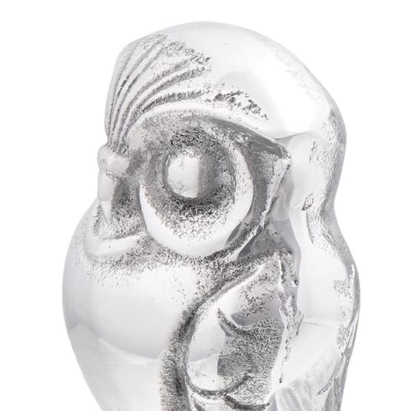 Bokstöd 2 st Silver 12x9x19 cm Aluminium Uggla