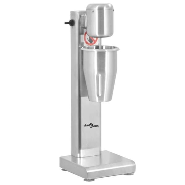vidaXL Milkshake Maker i rostfritt stål 1 L