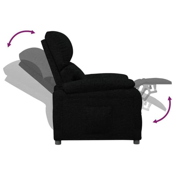 vidaXL Grå recliner Stol 342453