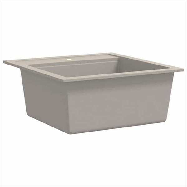 Köksvatten - VIDAXL - Beige - Granit - Rektangulär - 1 djup vask