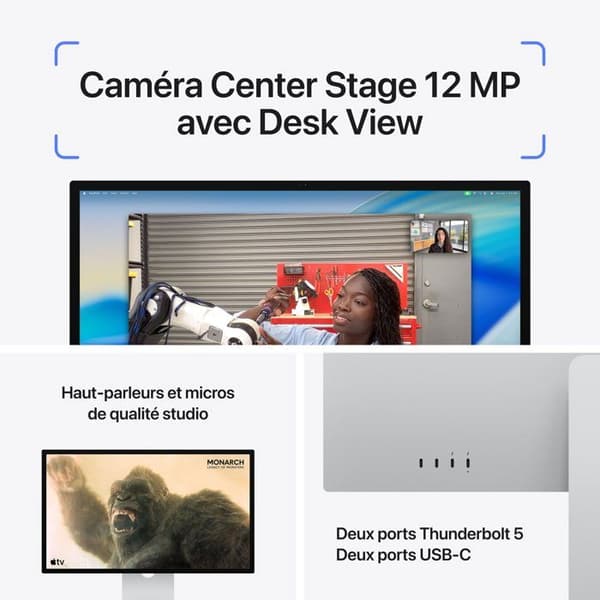 APPLE - Studio Display (2026) - Standardglas - Justerbart lutningsstöd