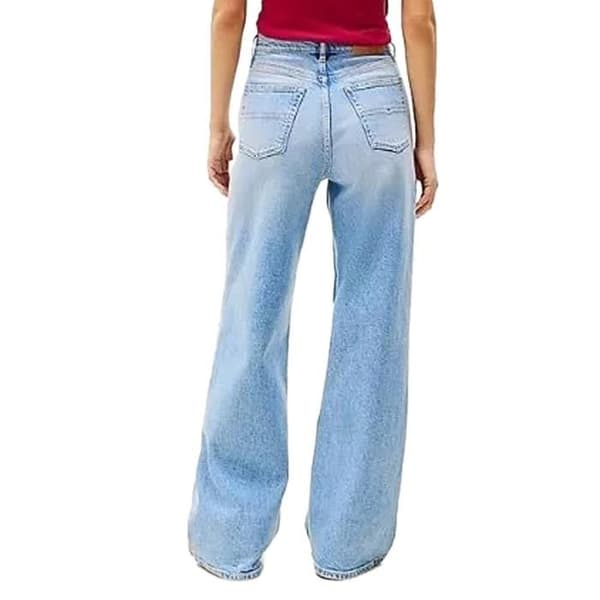Jean Ample Blå Tvättad Kvinna Tommy Hilfiger Bi0112