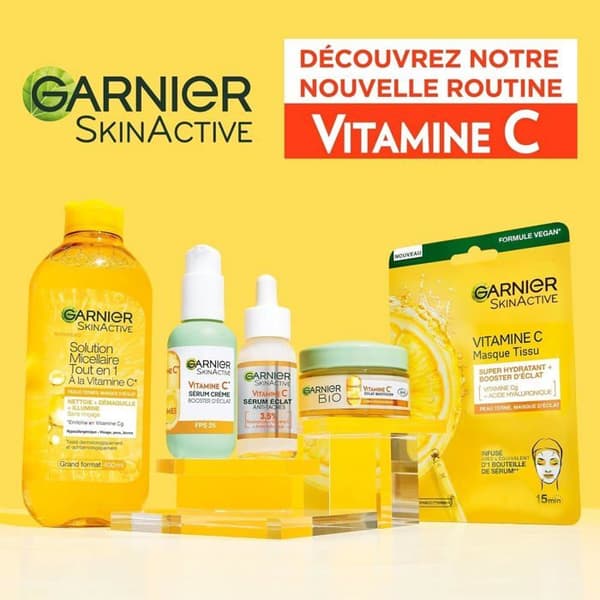 Fuktighetskräm - GARNIER - Skin Active - Bio - Vegansk - 50 ml - Tråkig hy
