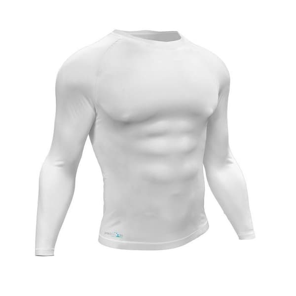 Långärmad tröja barn - Precision - Essential Baselayer - Vit - Andningsbar - Unisex